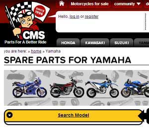 Yamaha 4 wheeler parts Europe