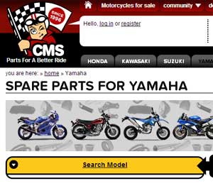 yamaha street parts Europe