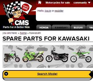 ZX1400 parts Europe