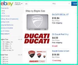 cheap Ducati street bike parts