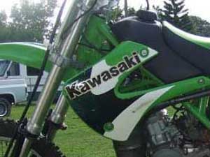 parts for a Kawasaki Dirt Bike