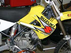 parts for a Suzuki dirt bike