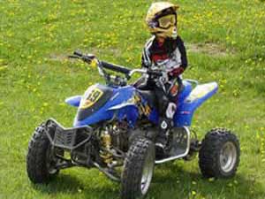 racing kids ATV