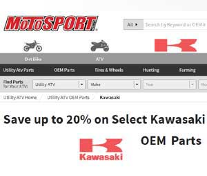 OEM Kawasaki 4 wheeler parts