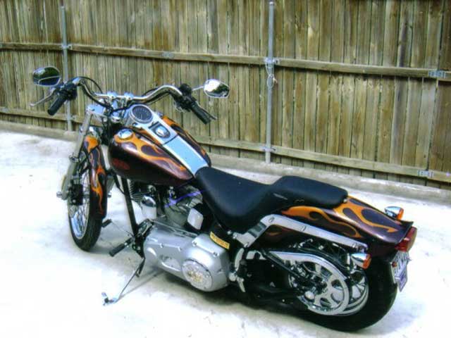 04 FXST motorcycle