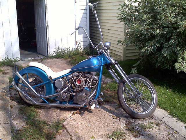 1972 FLH chopper