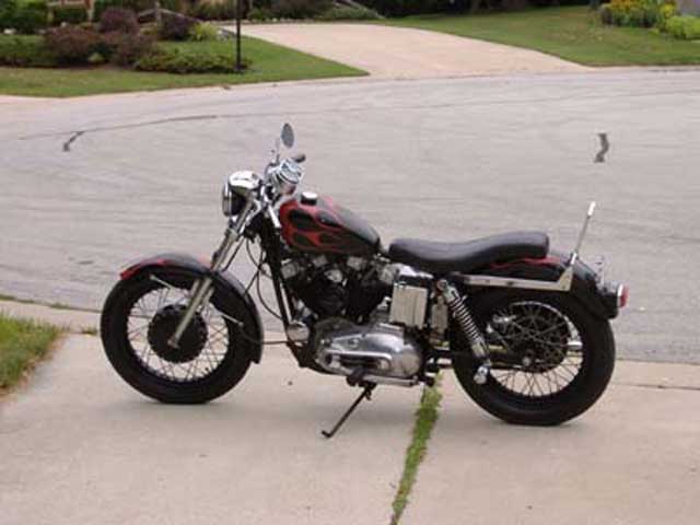 1972 ironhead bike