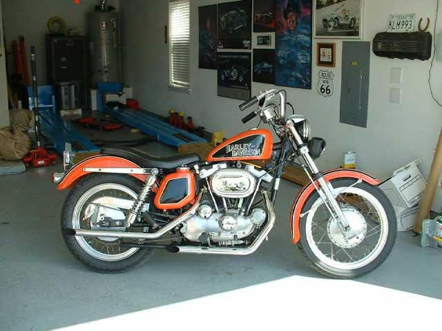 72 Sportster bike