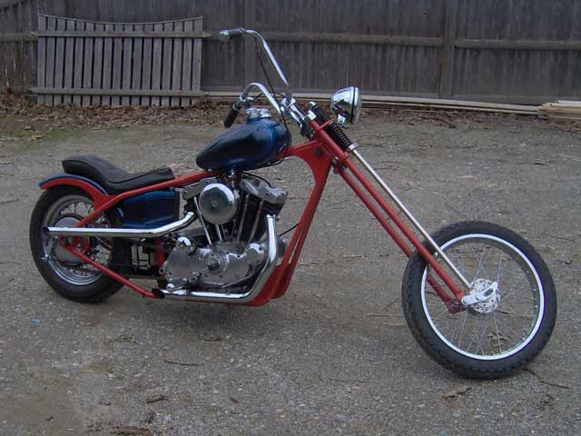 76 XLH motorcycle