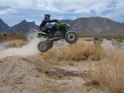 Arctic Cat ATV stunt