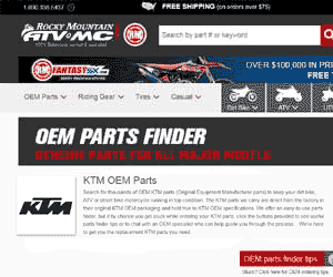 original KTM 450XC parts