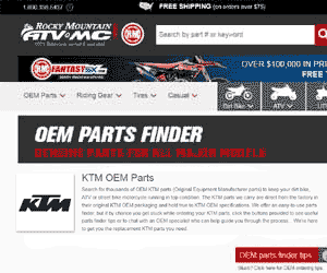 original KTM dirt bike parts